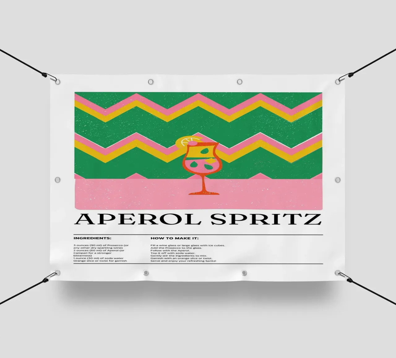 Aperol spritz telo in pvc da E Cannon