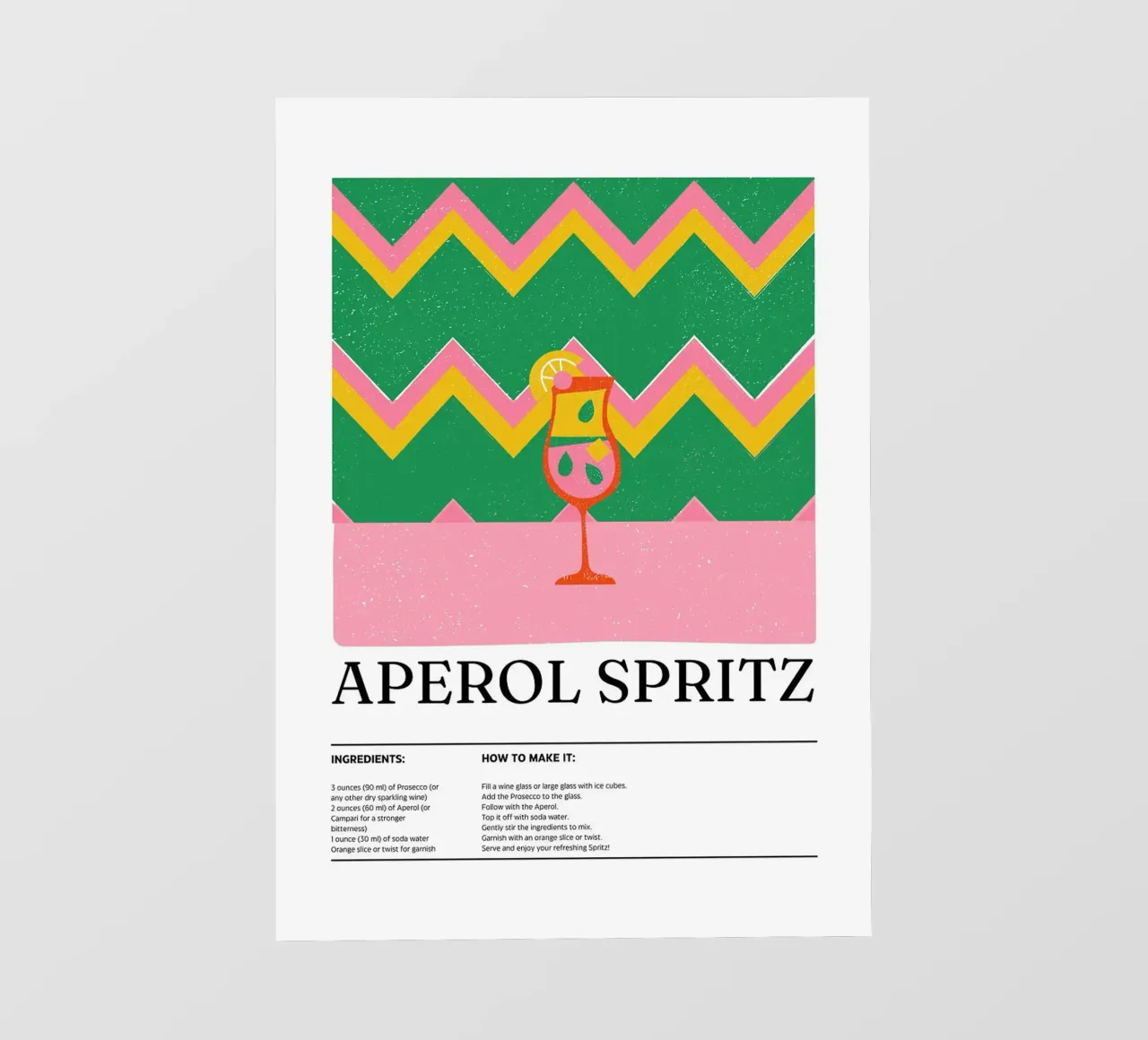 Aperol spritz telo in pvc da E Cannon