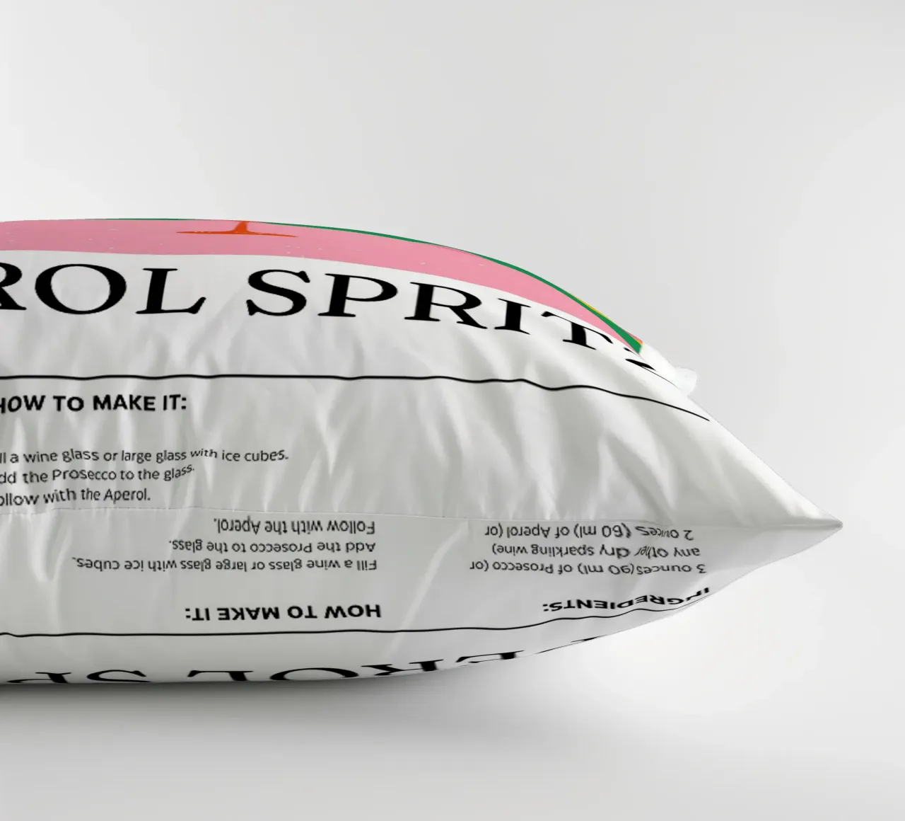 Aperol spritz cuscino da E Cannon