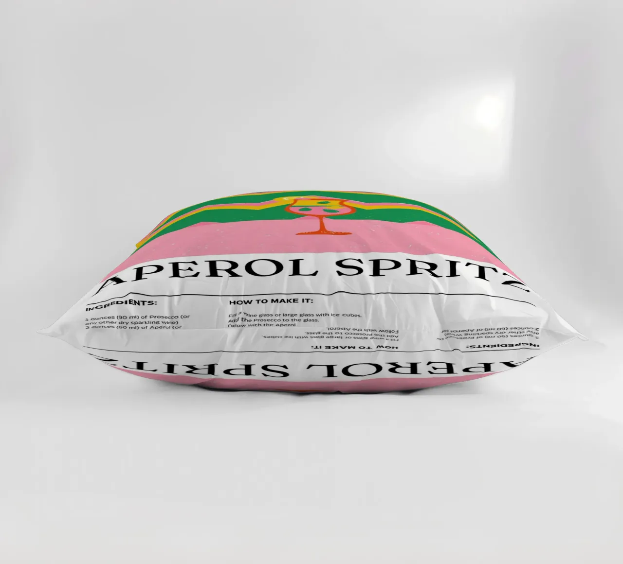 Aperol spritz cuscino da E Cannon