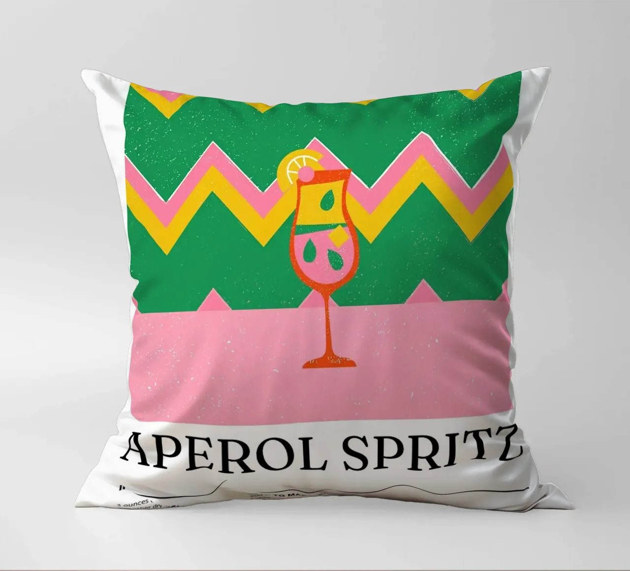 Aperol spritz cuscino da E Cannon