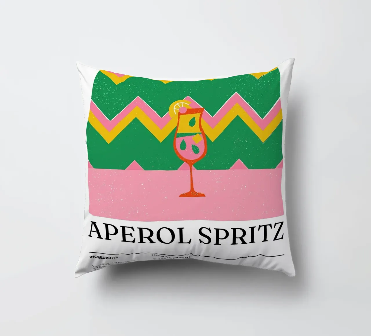 Aperol spritz cuscino da E Cannon
