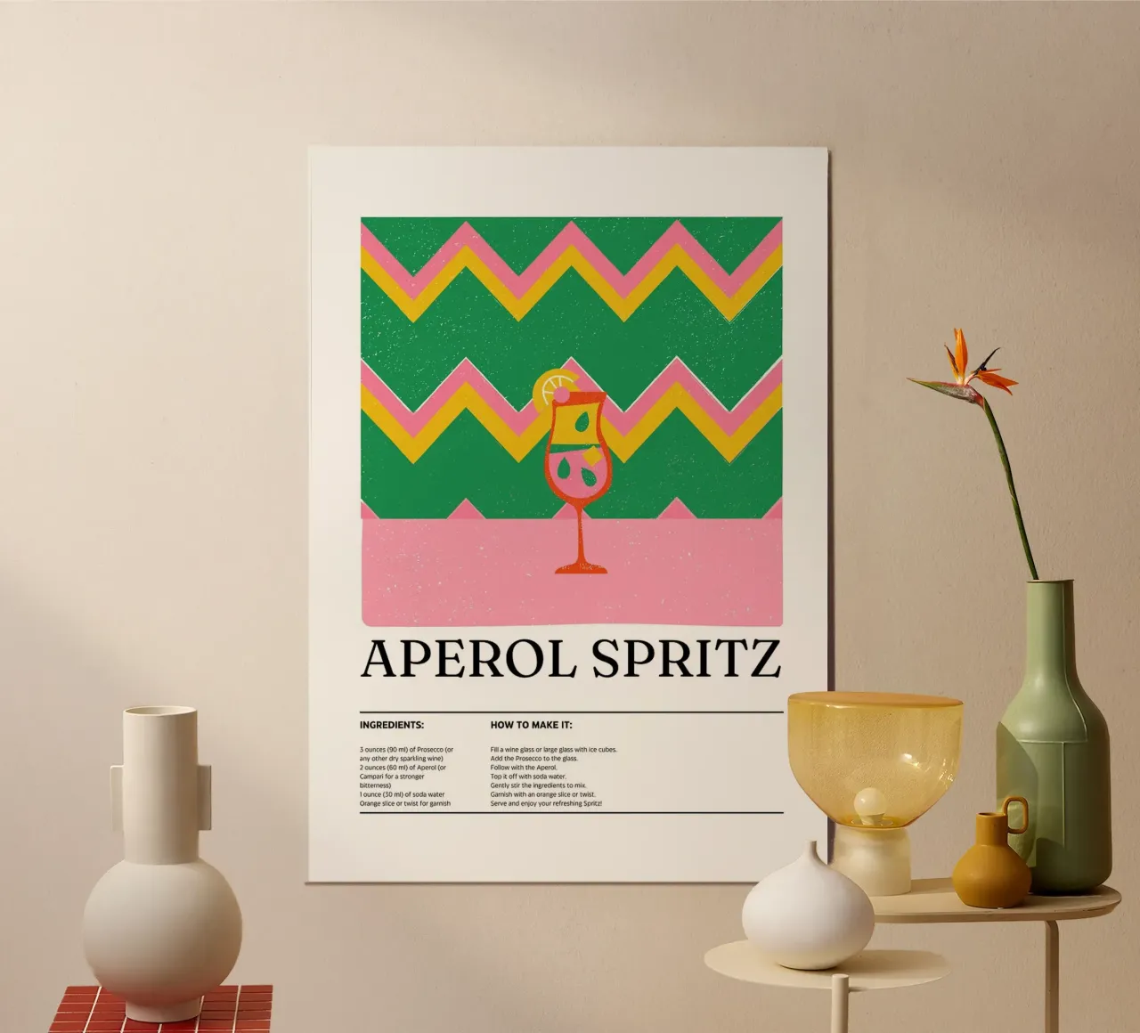 Aperol spritz alluminio dibond da E Cannon