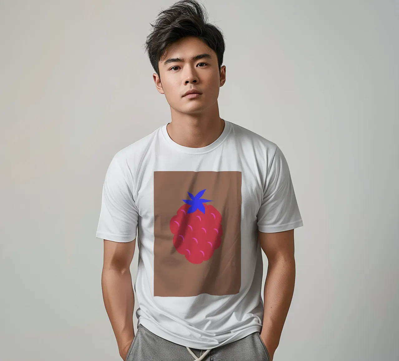 raspberry t-shirt da FRICKE DESIGN