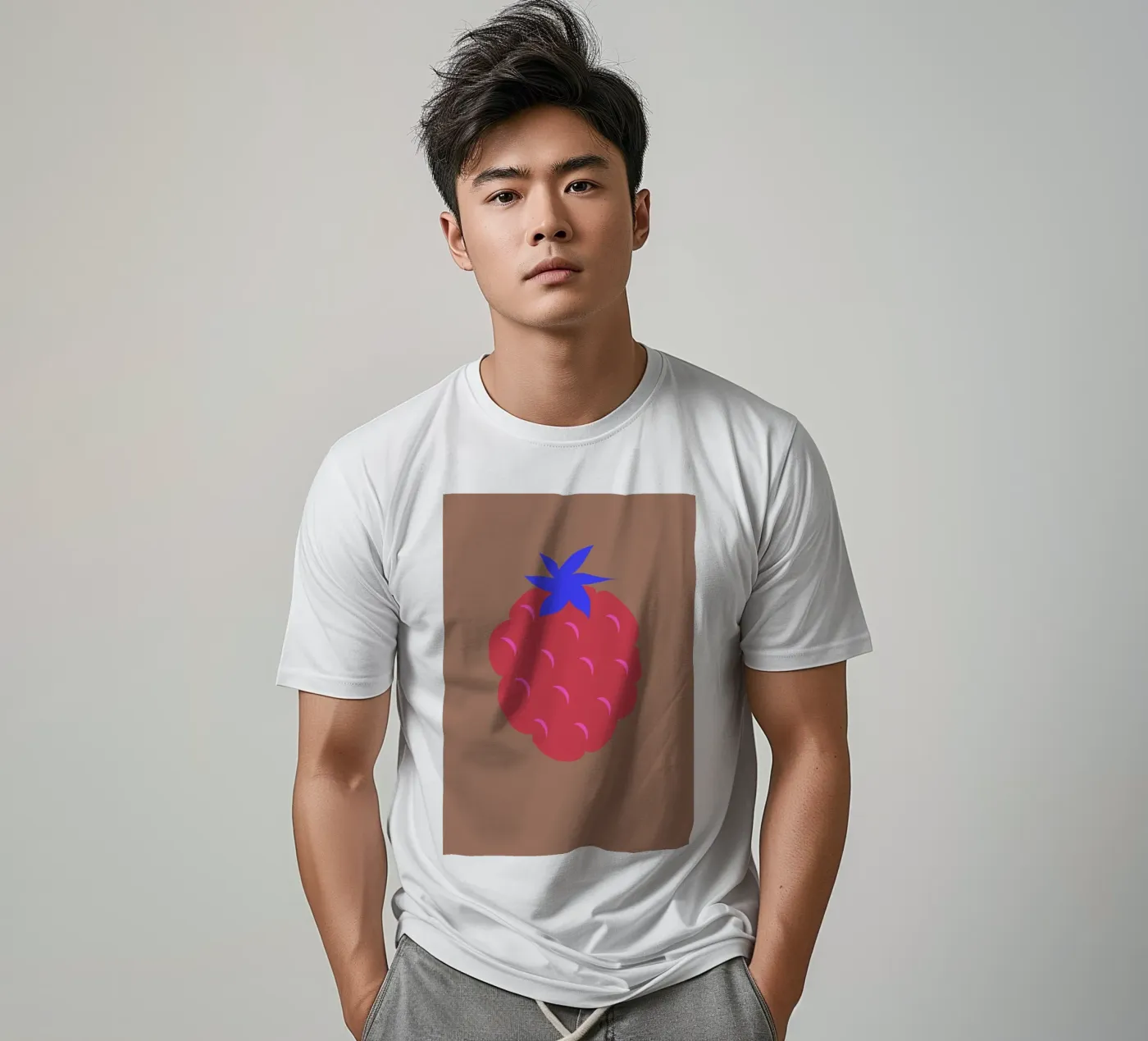 raspberry t-shirt van FRICKE DESIGN