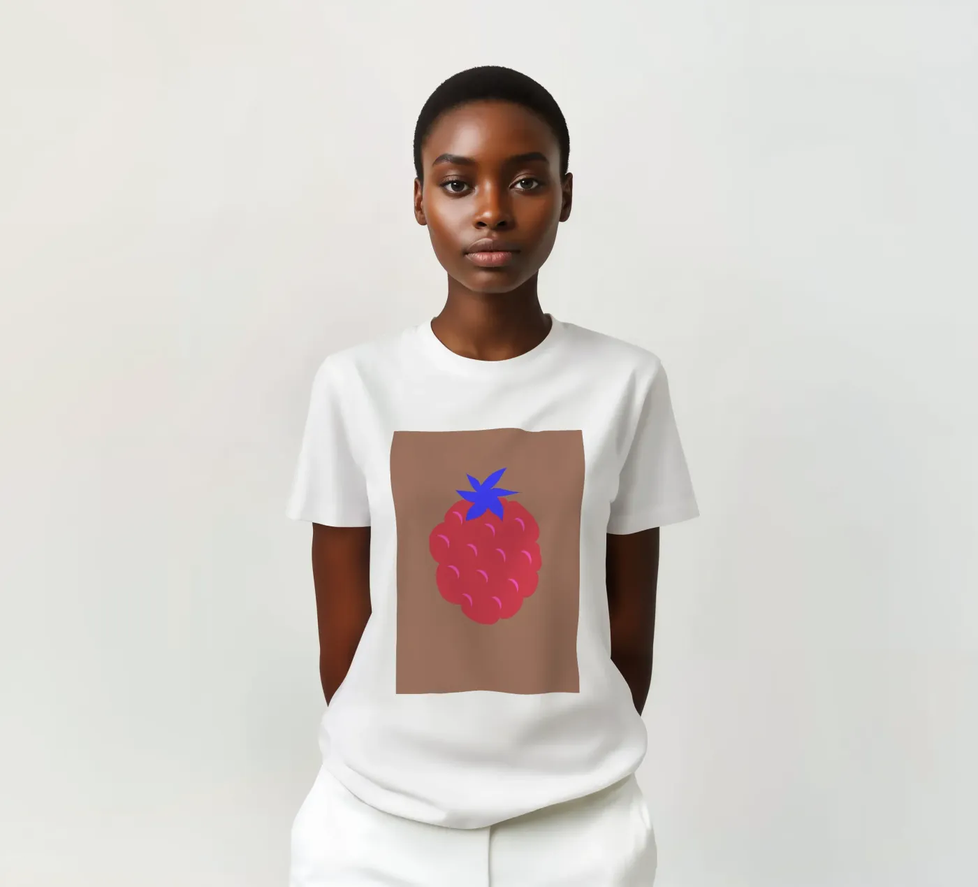 raspberry t-shirt van FRICKE DESIGN