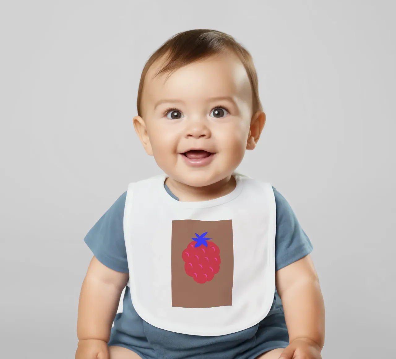 raspberry bavoir de FRICKE DESIGN