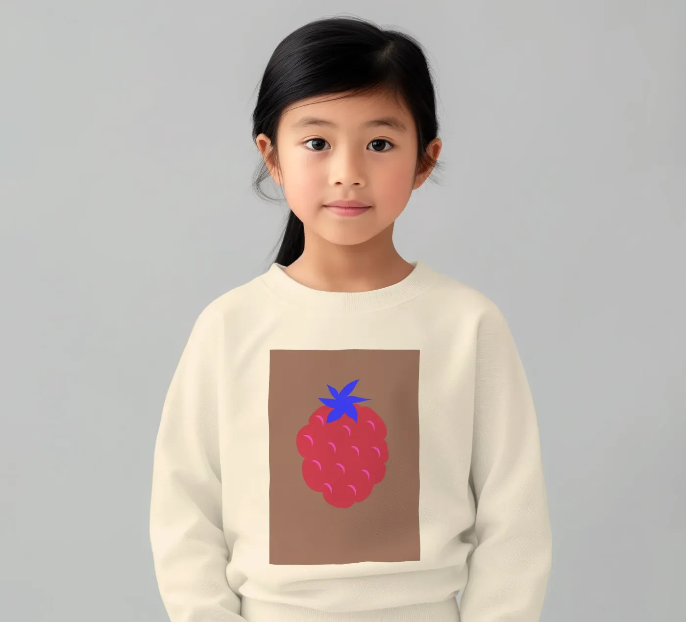 raspberry felpa bambino da FRICKE DESIGN