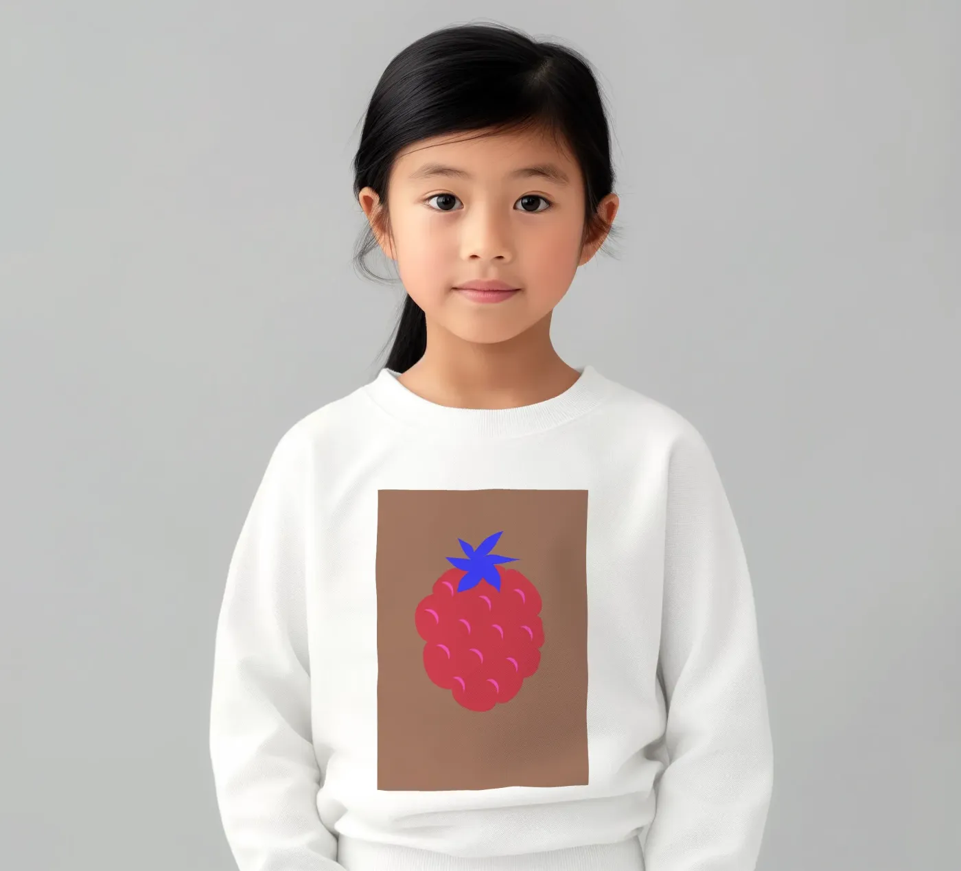raspberry felpa bambino da FRICKE DESIGN
