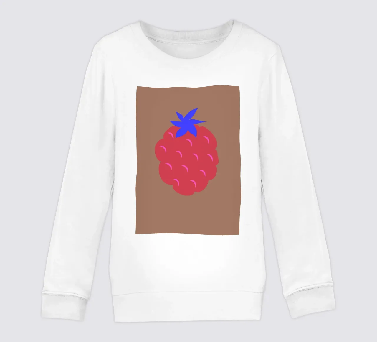 raspberry auf mocca-mousse. felpa bambino da FRICKE DESIGN