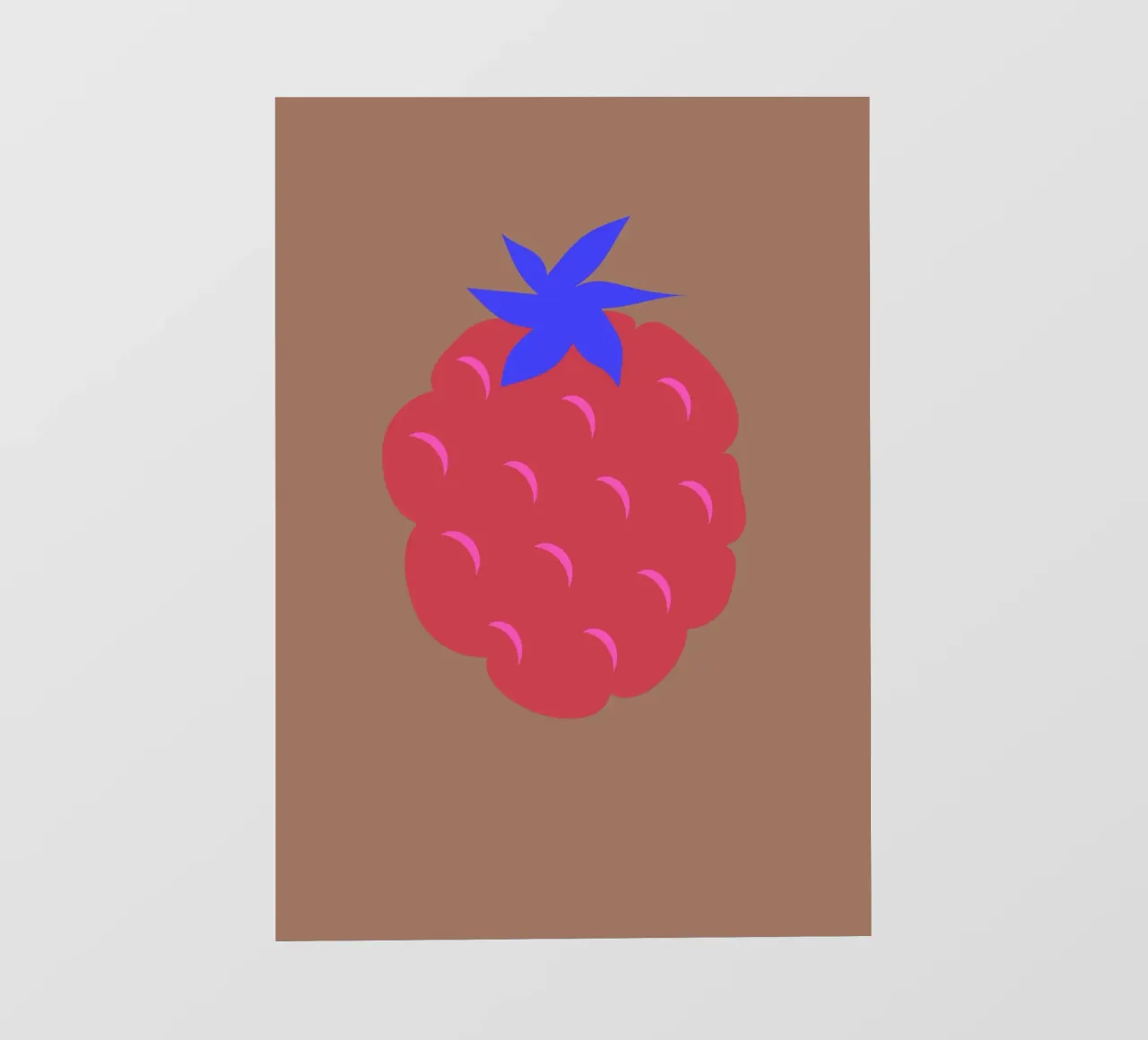 raspberry backlit folie van FRICKE DESIGN