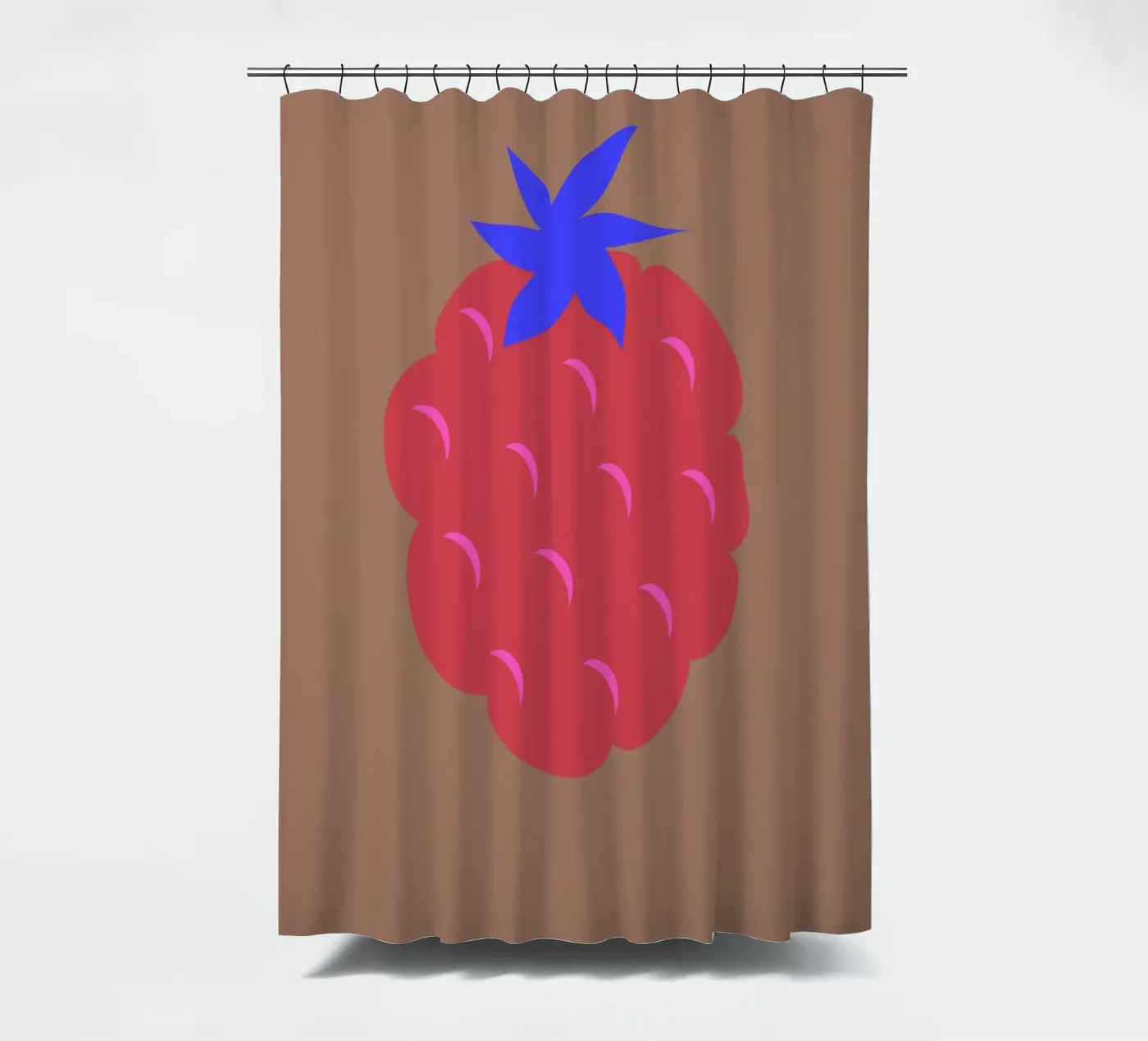 raspberry Duschvorhang von FRICKE DESIGN