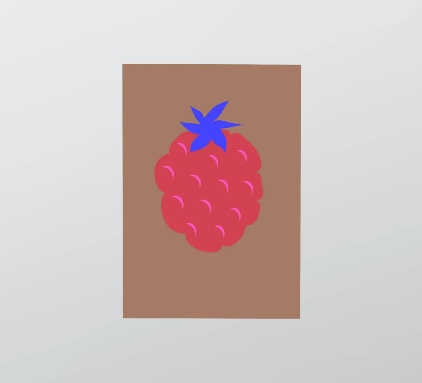 raspberry sticker van FRICKE DESIGN