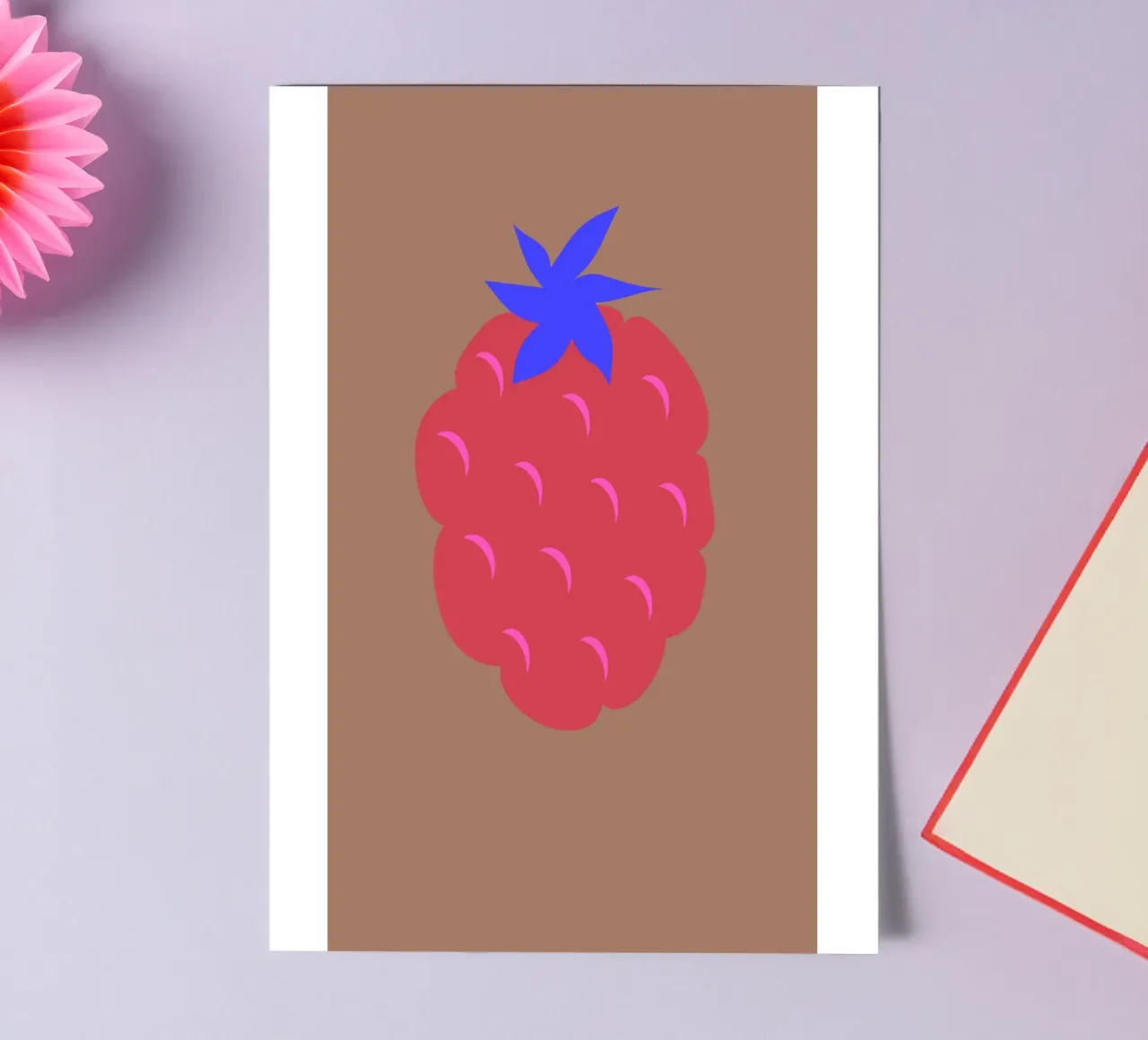 raspberry foglio adesivo da FRICKE DESIGN