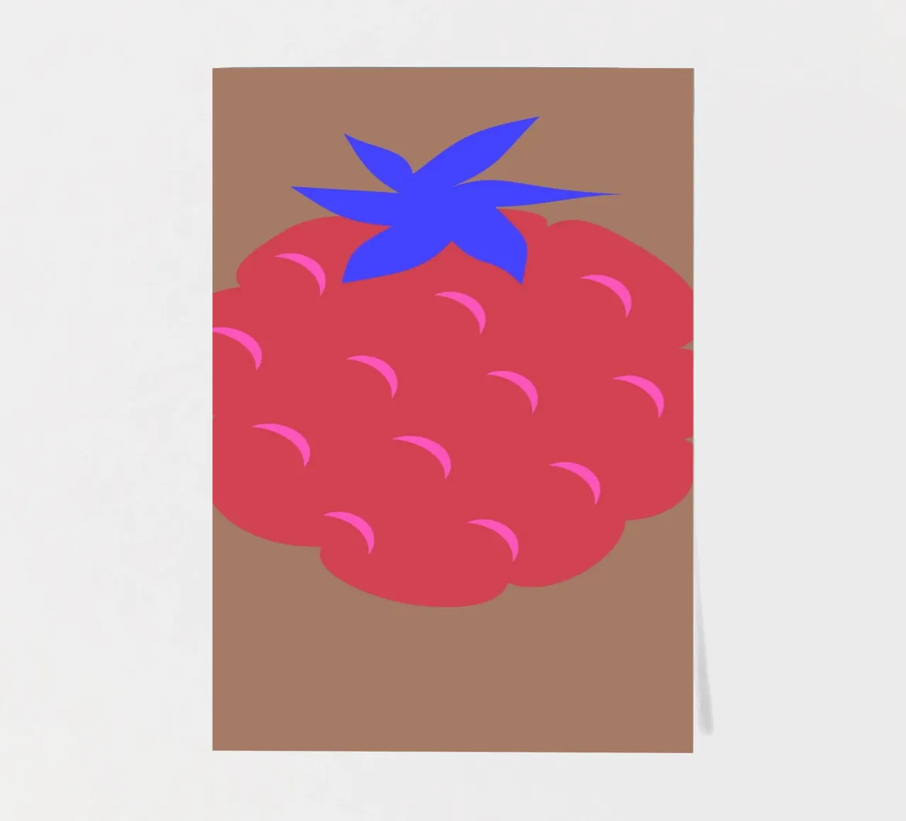 raspberry foglio adesivo da FRICKE DESIGN