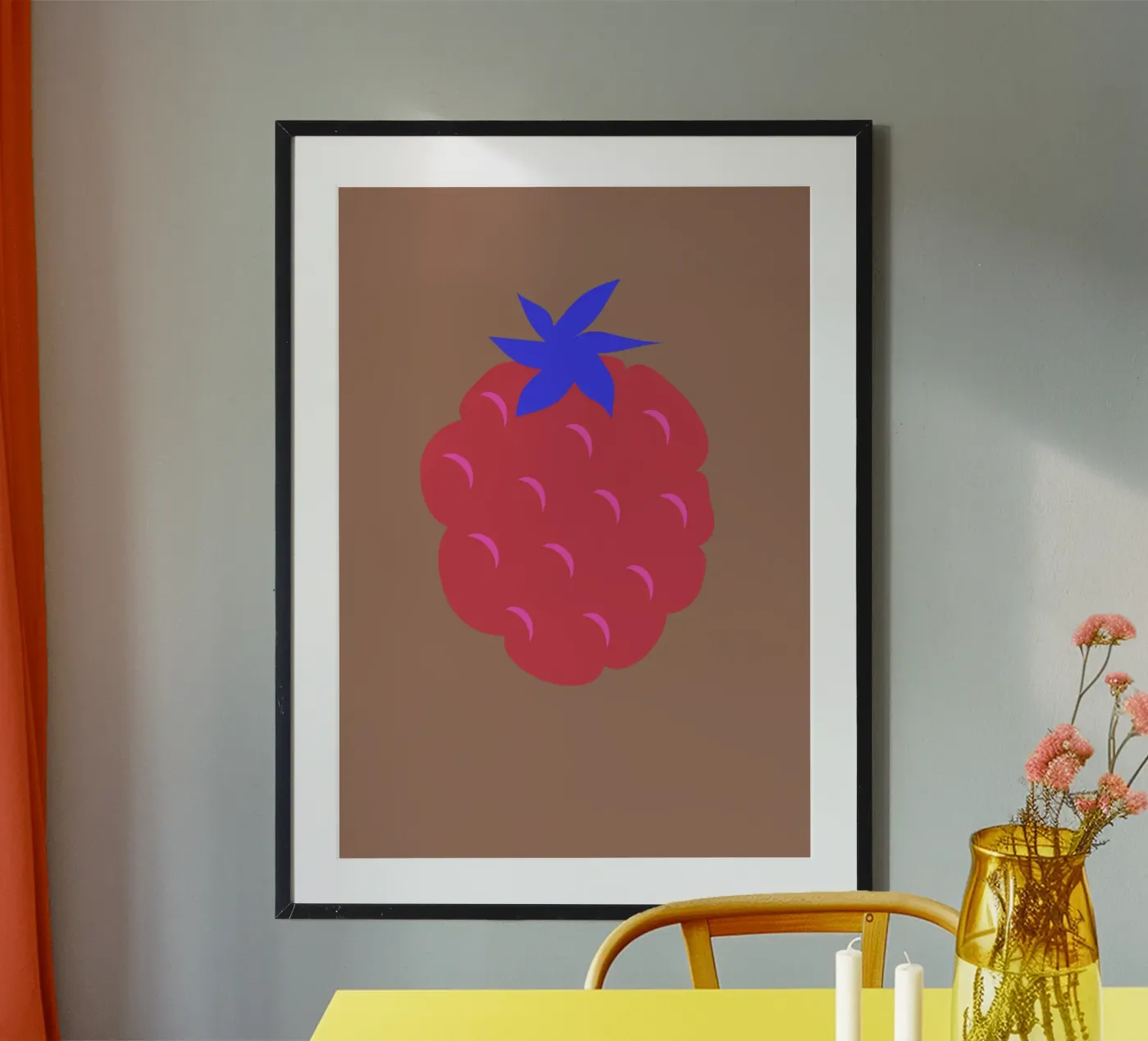 raspberry poster da FRICKE DESIGN