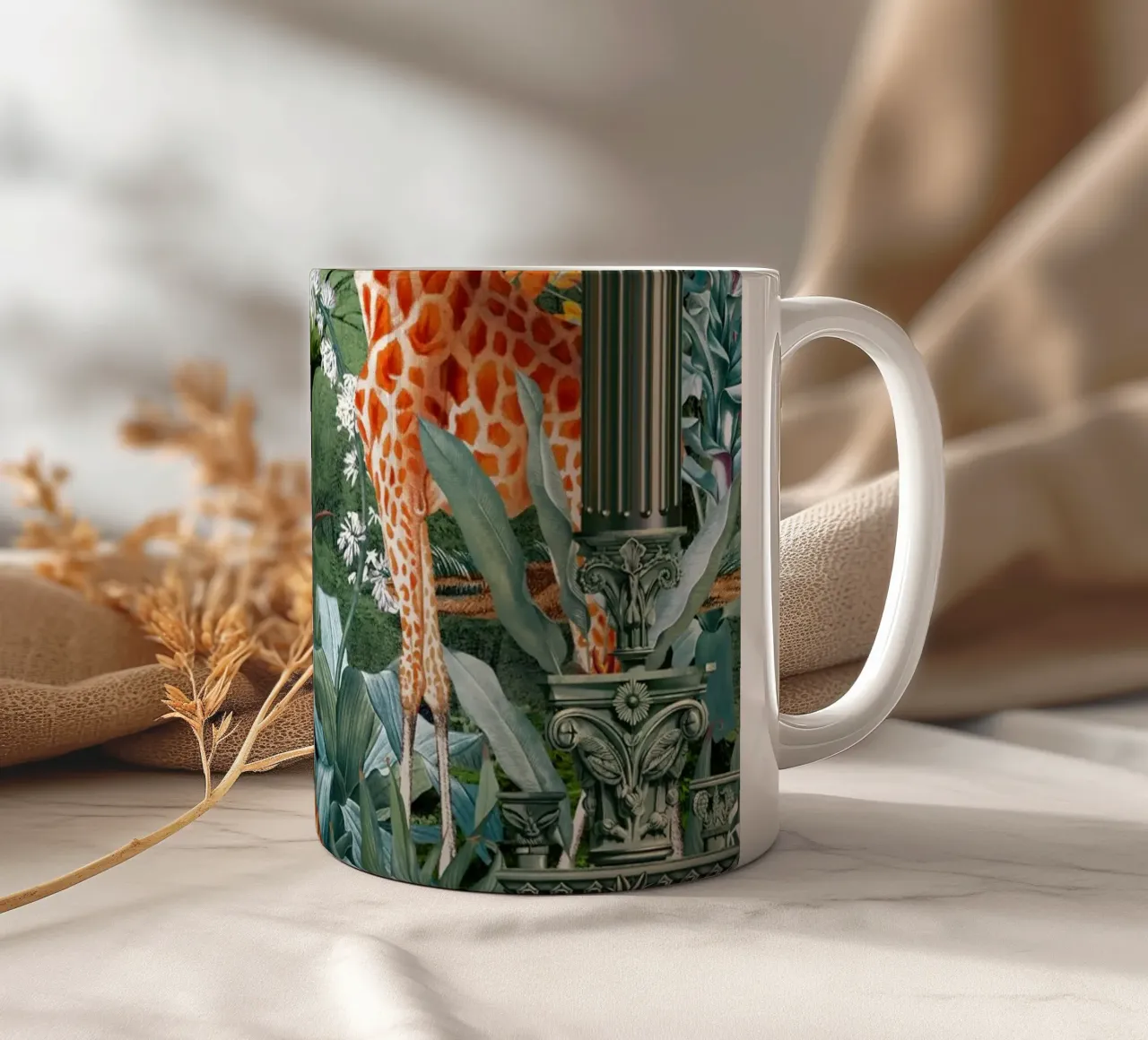 Beautiful Forest V tazza in ceramica da burcukorkmazyurek