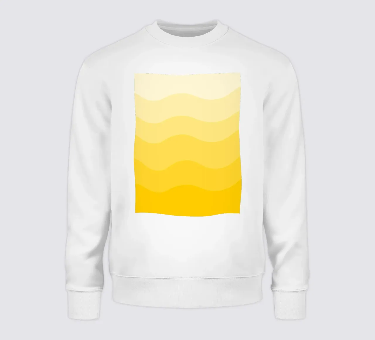 Yellow gradient design felpa da baobabprintstore