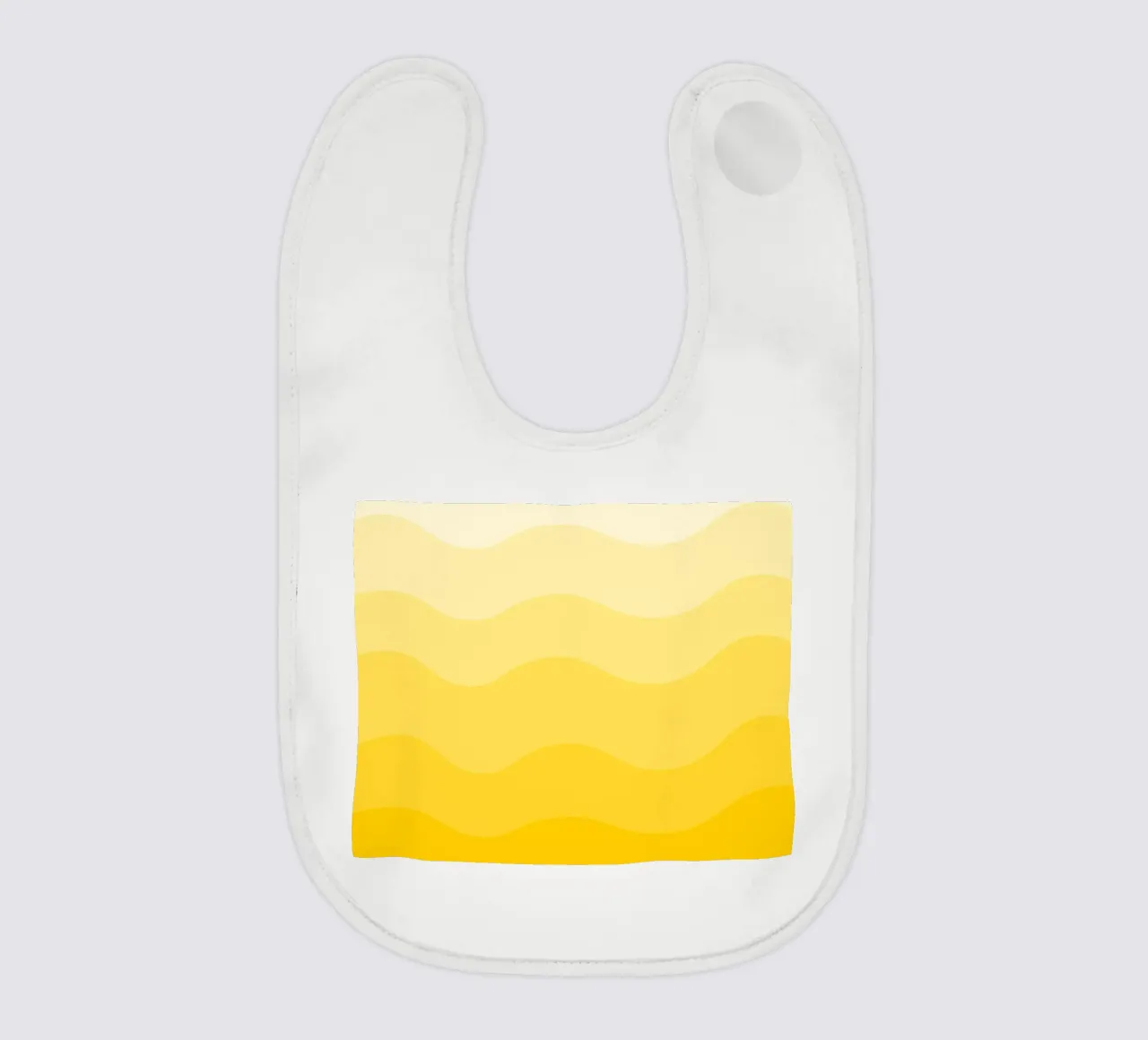 Yellow gradient design bavaglino da baobabprintstore