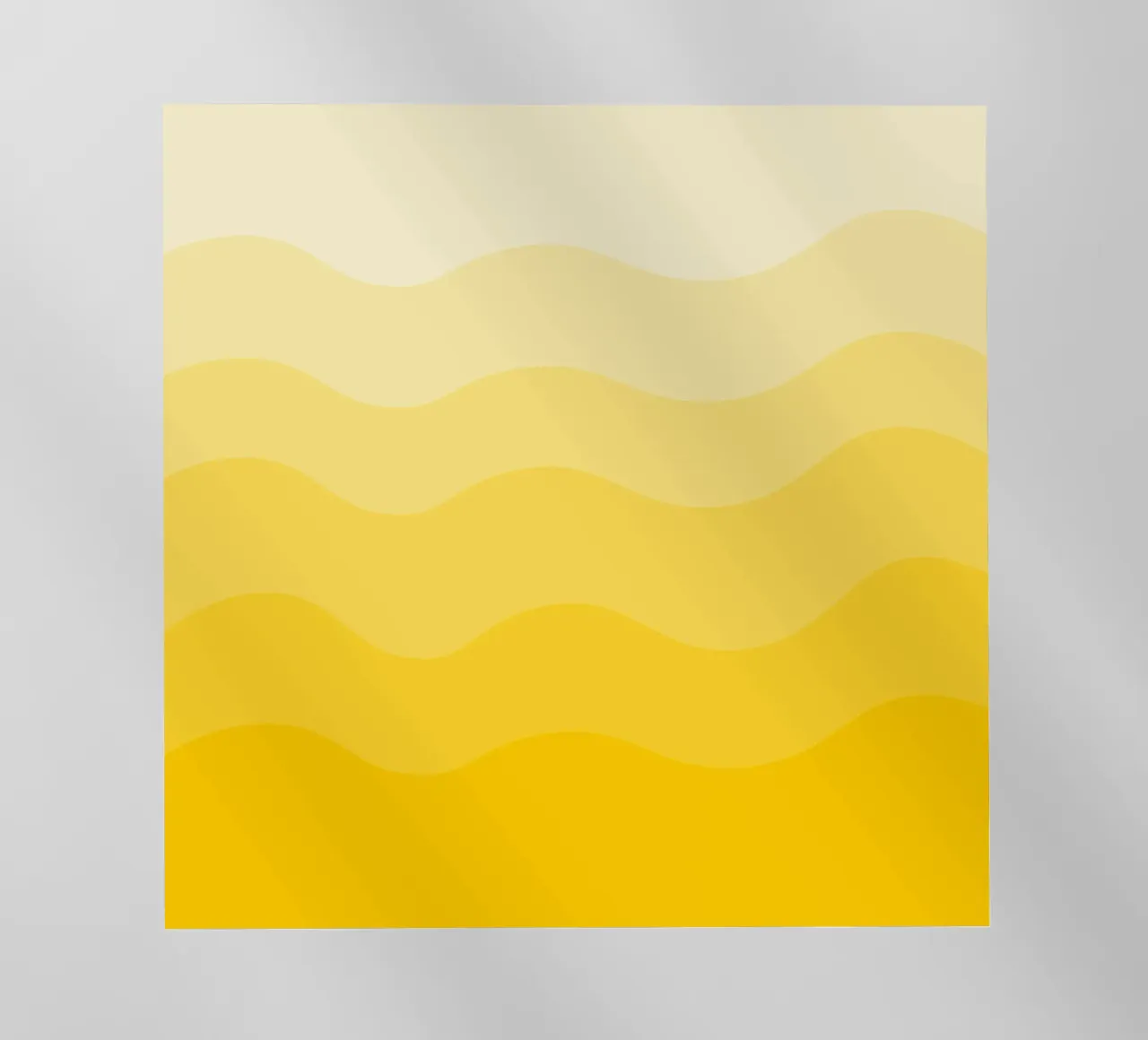Yellow gradient design pellicola backlit da baobabprintstore