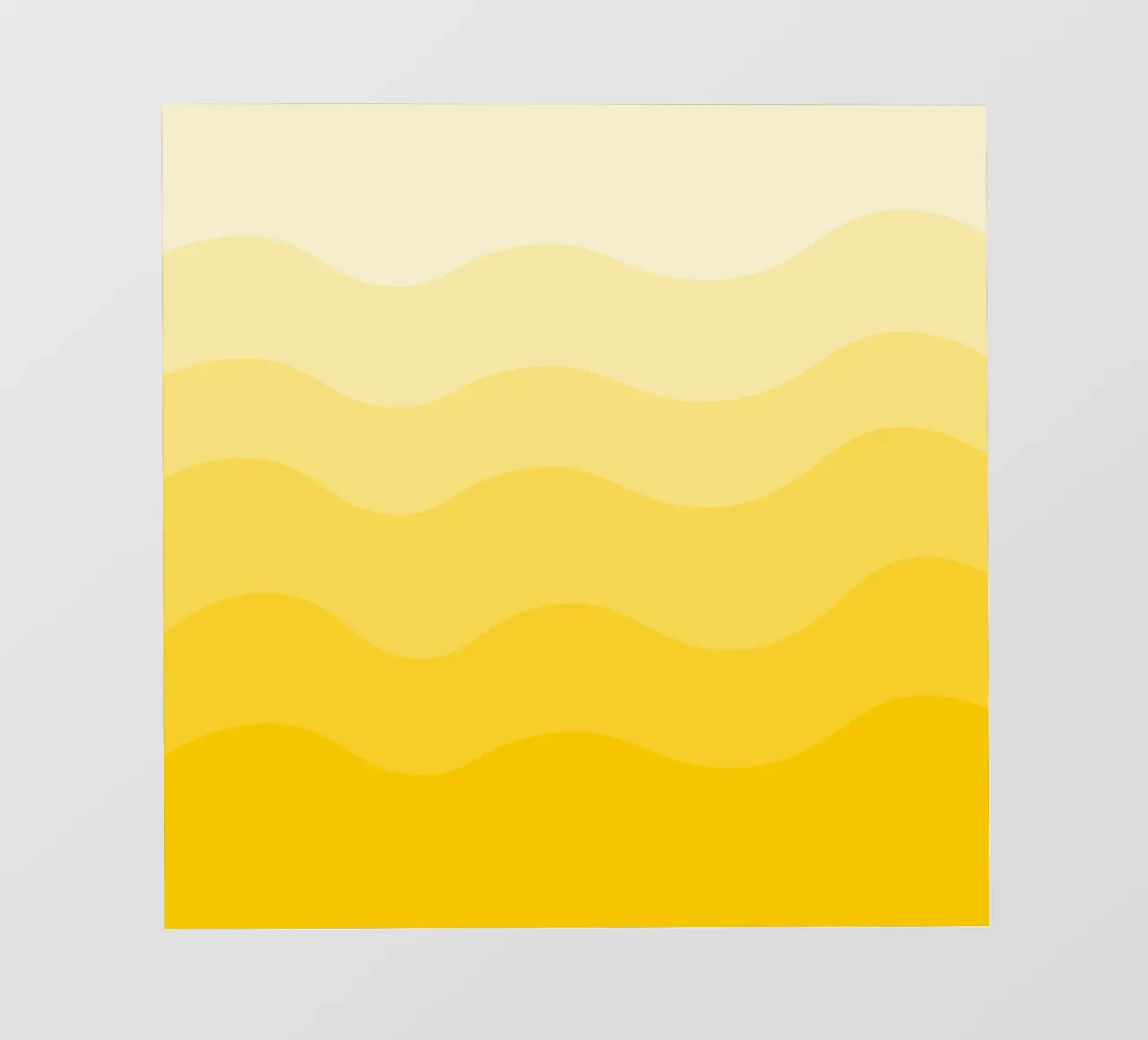 Yellow gradient design pellicola backlit da baobabprintstore