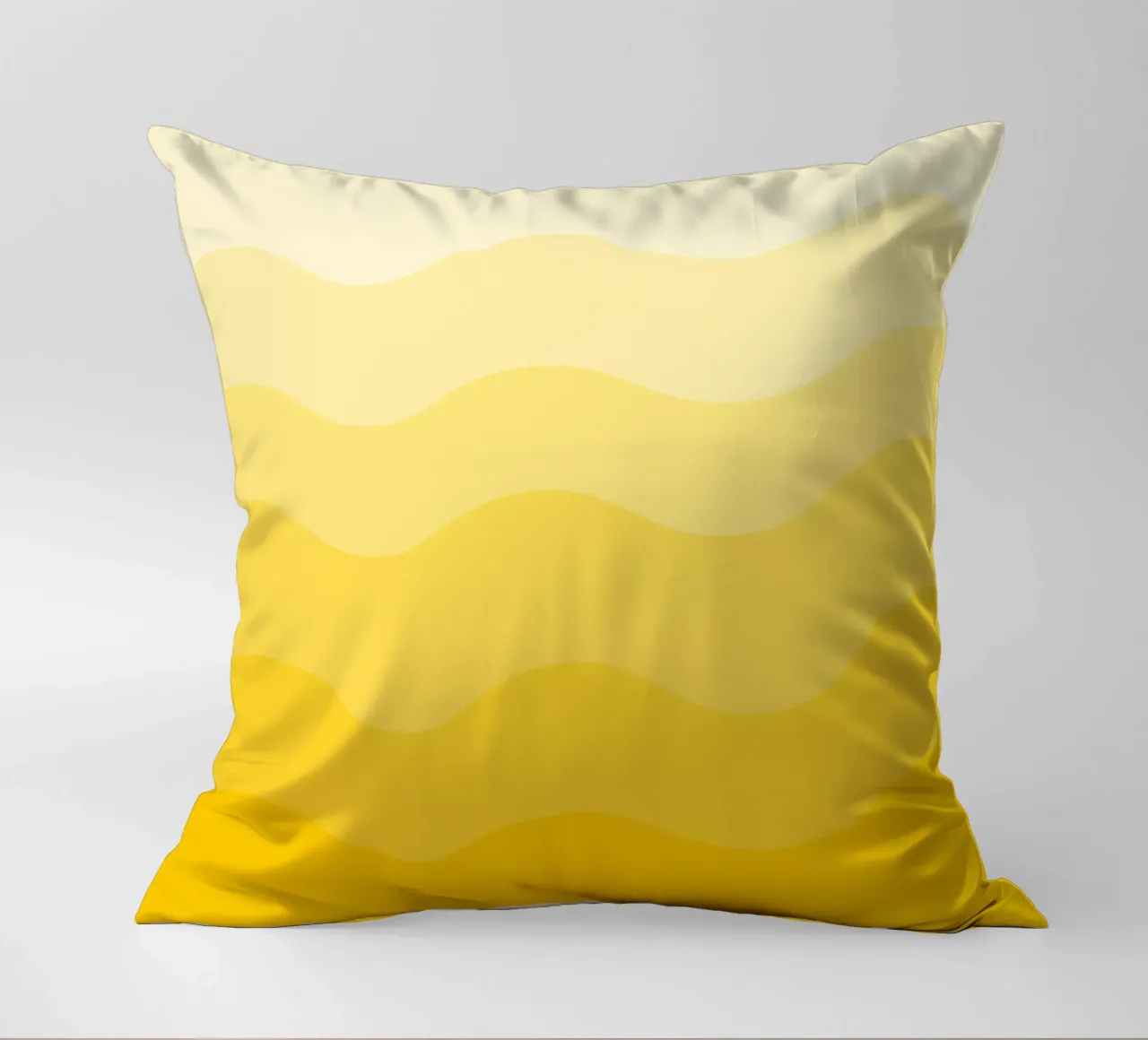Yellow gradient design cuscino da baobabprintstore