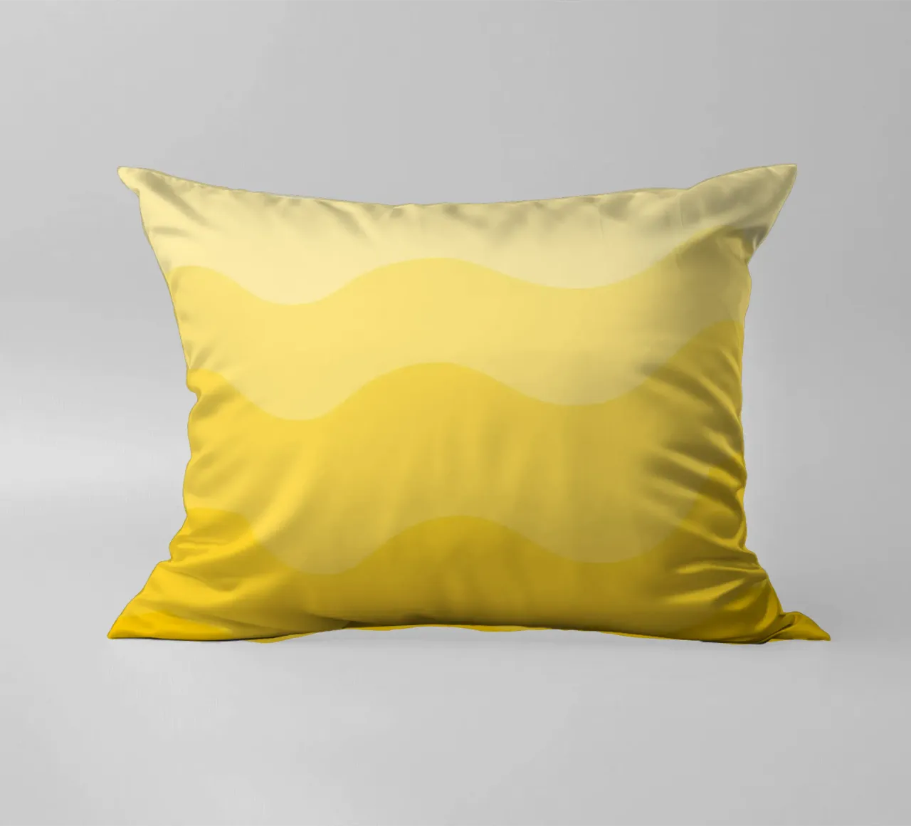Yellow gradient design cuscino da baobabprintstore