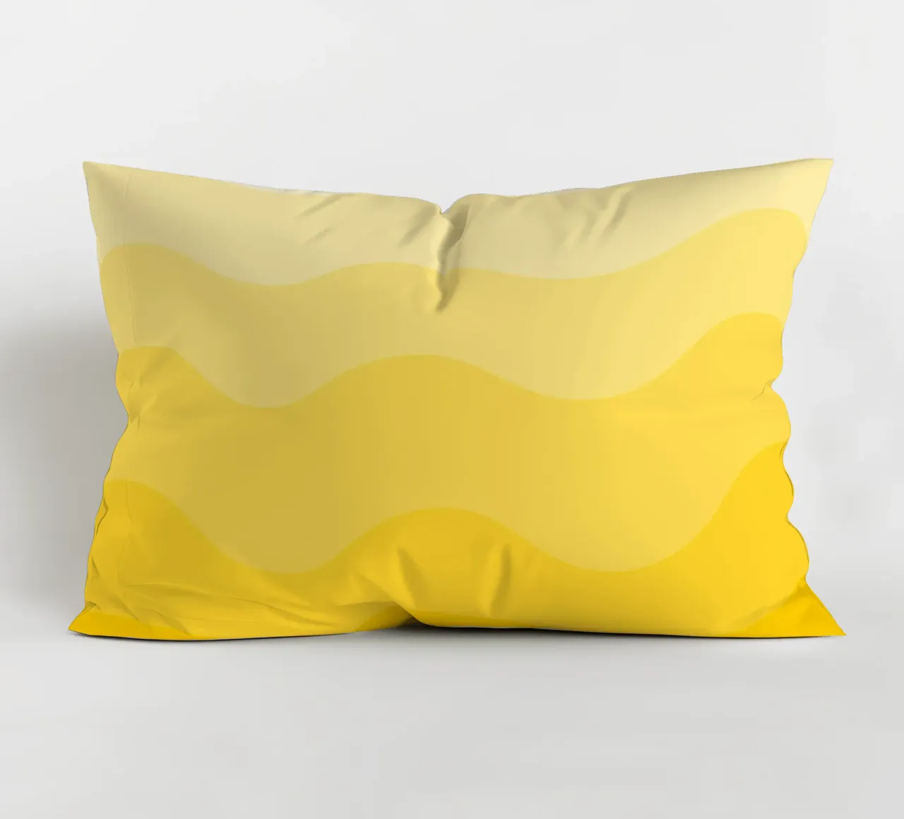 Yellow gradient design cuscino da baobabprintstore