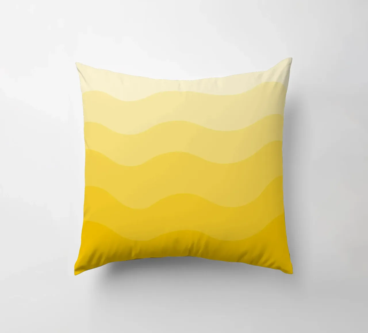 Yellow gradient design cuscino da baobabprintstore
