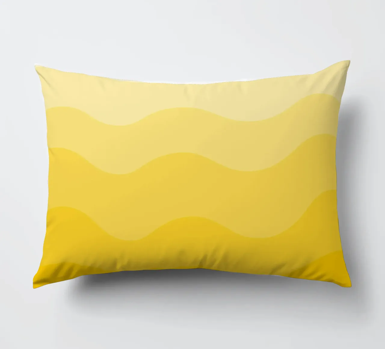 Yellow gradient design cuscino da baobabprintstore