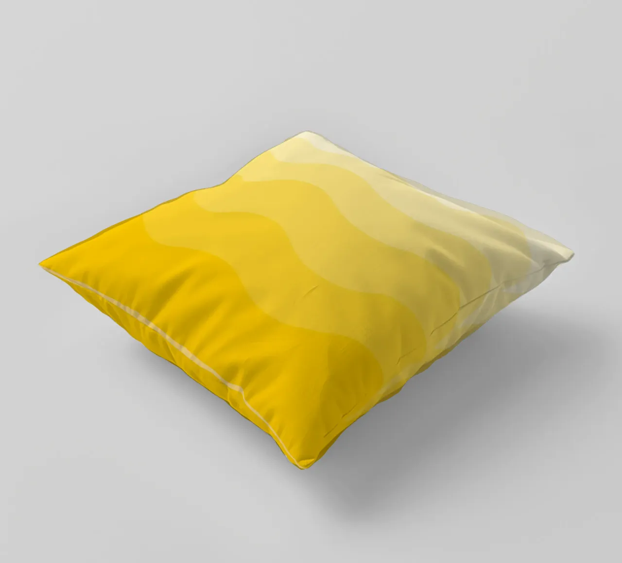 Yellow gradient design cuscino da baobabprintstore