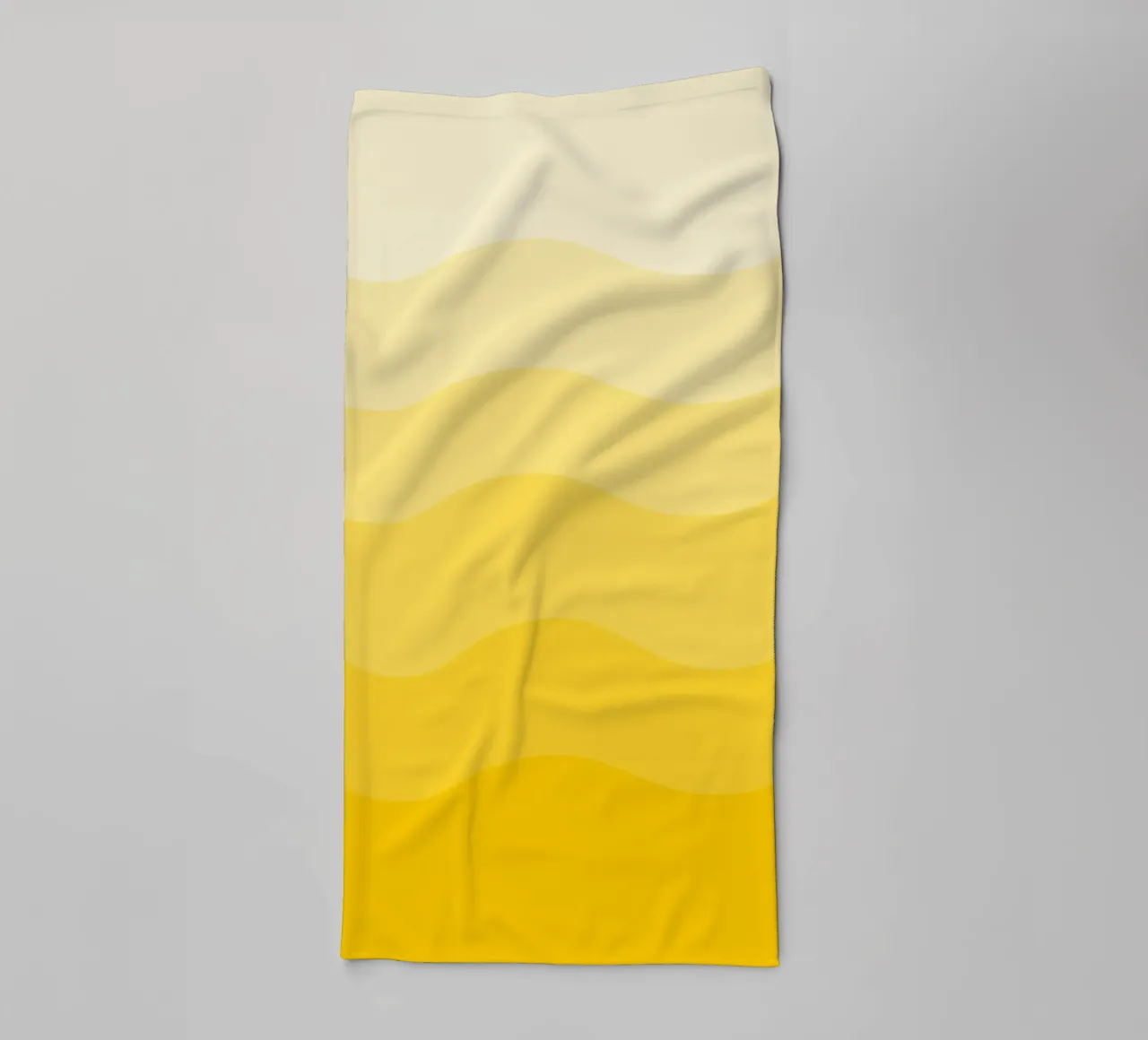 Yellow gradient design asciugamano da bagno da baobabprintstore