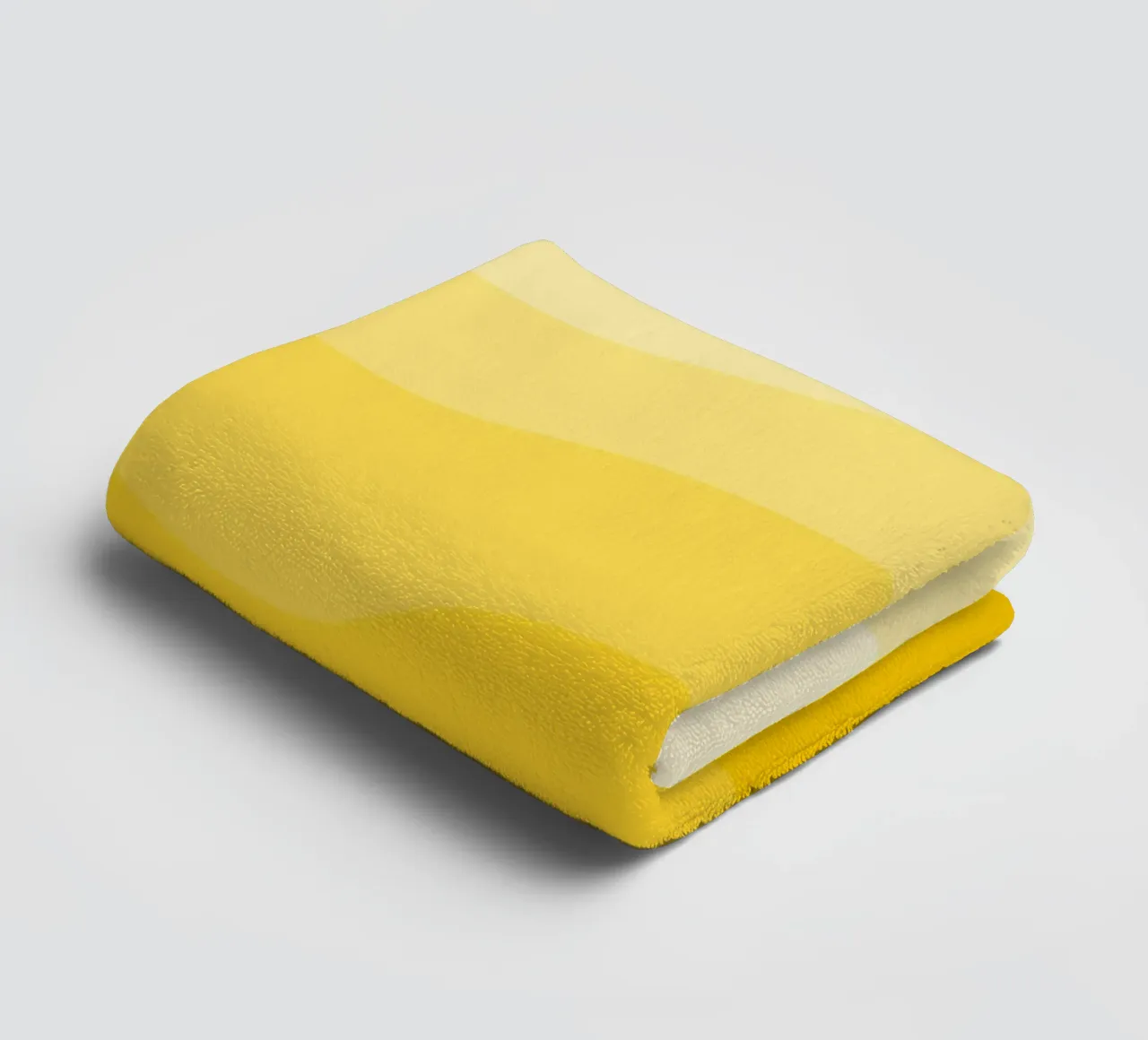 Yellow gradient design asciugamano da bagno da baobabprintstore