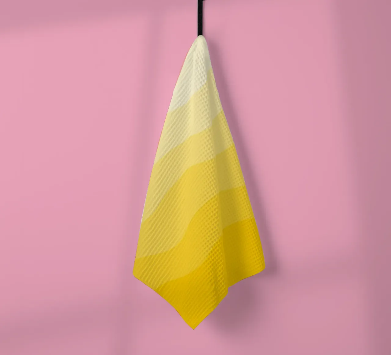 Yellow gradient design canovaccio da cucina da baobabprintstore