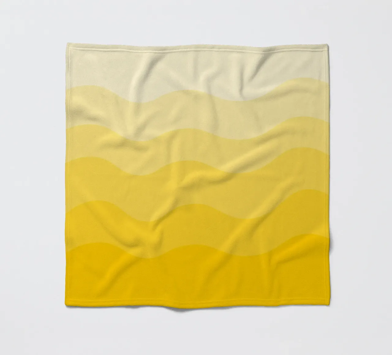Yellow gradient design coperta in pile da baobabprintstore