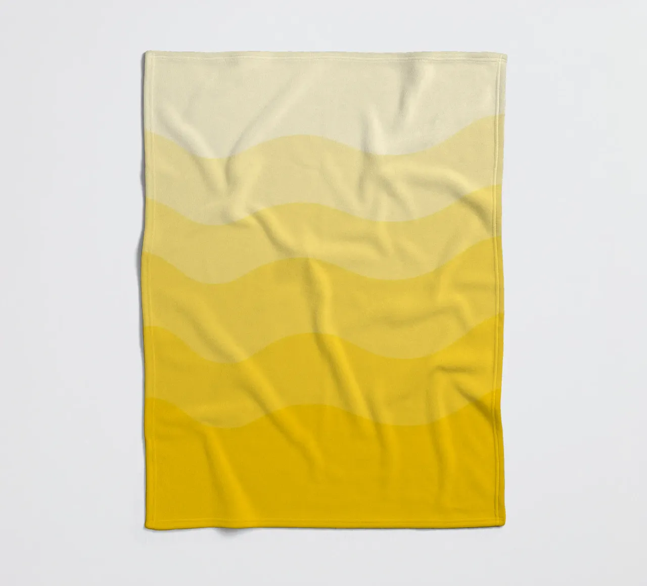 Yellow gradient design coperta in pile da baobabprintstore