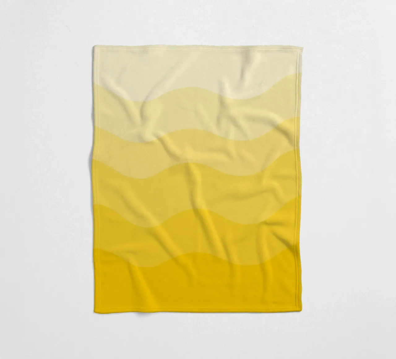 Yellow gradient design coperta in pile da baobabprintstore