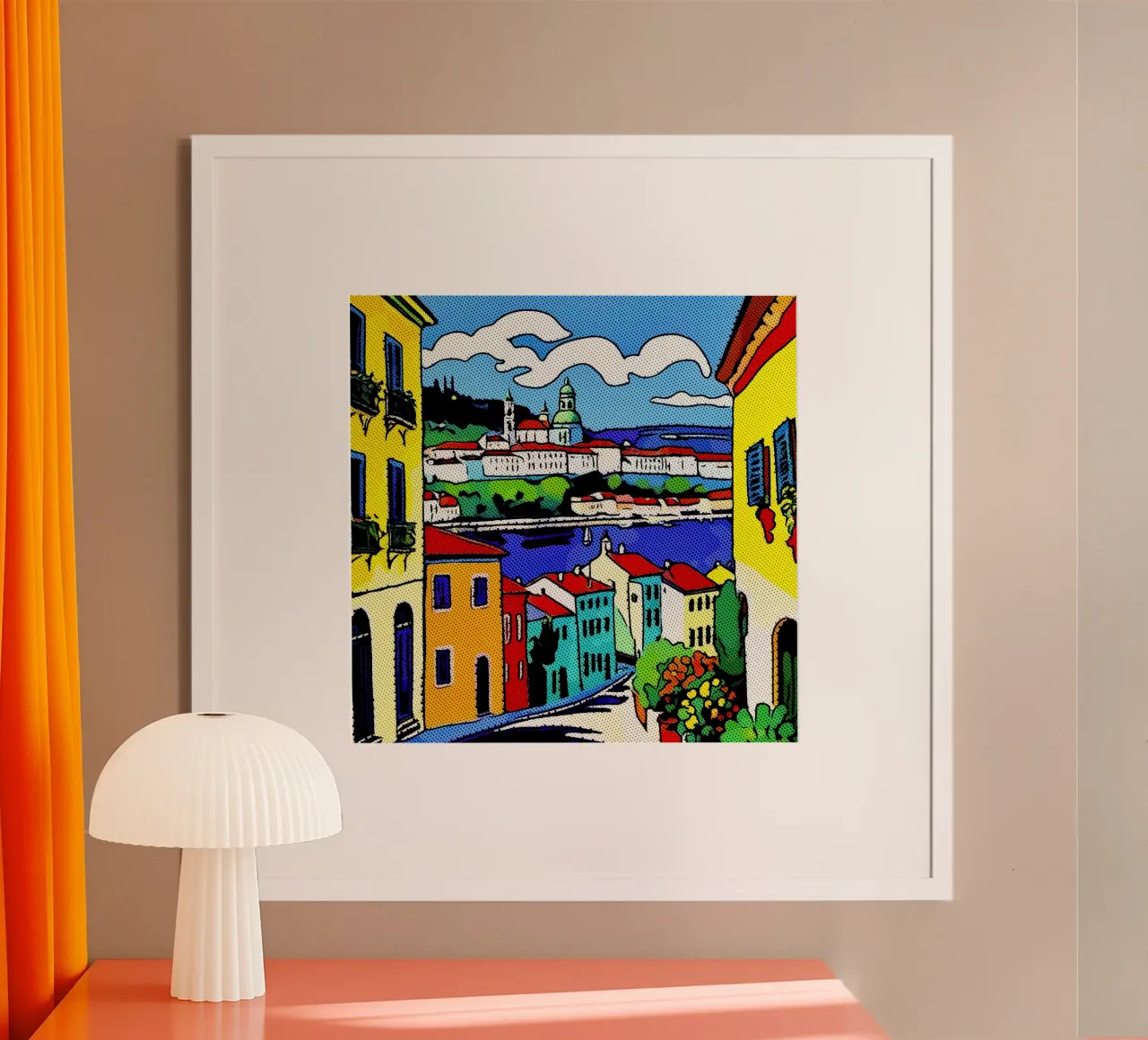 Travelling in Europe, motif 1 poster by ZAMART - PopArt