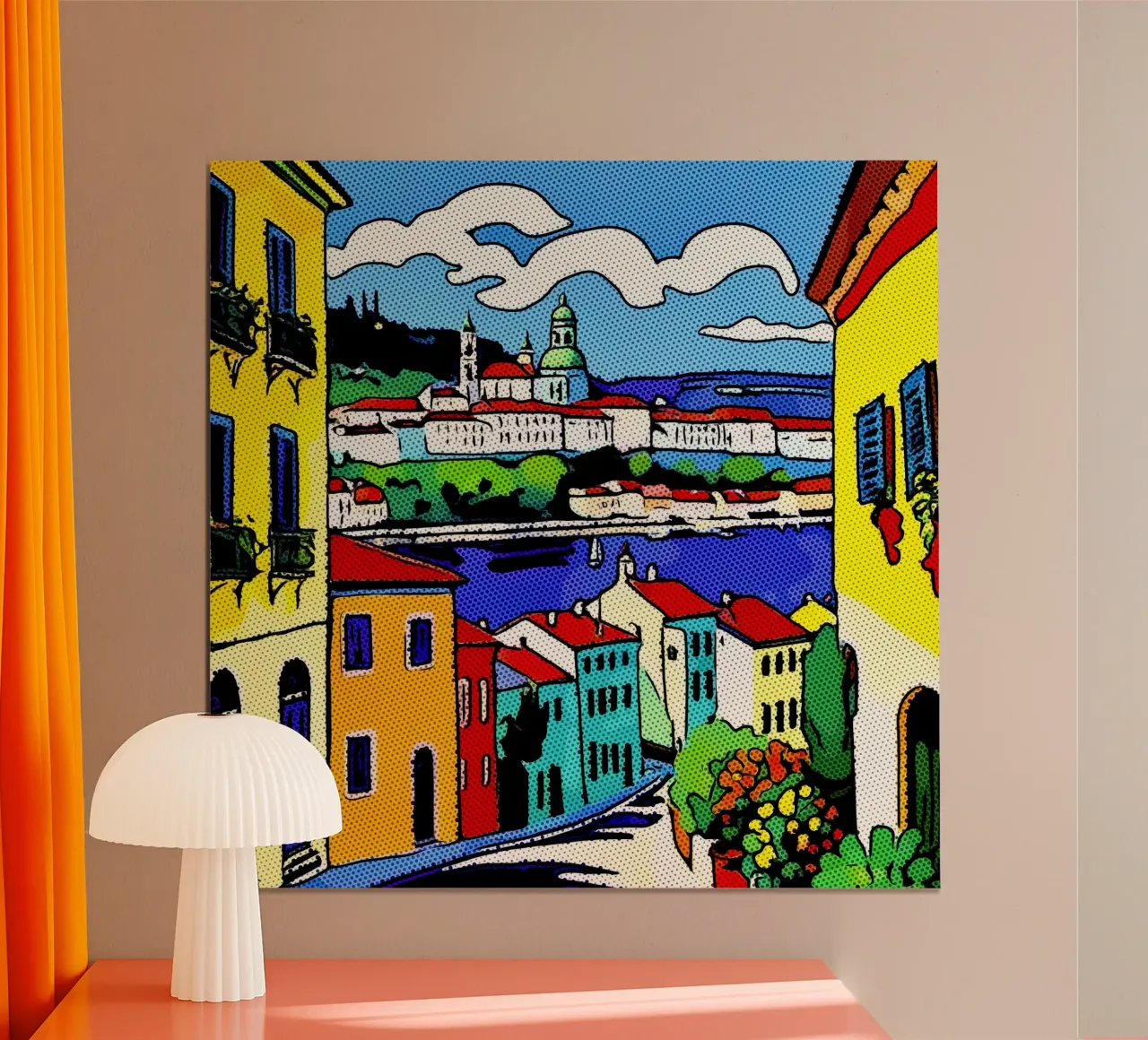 Travelling in Europe, motif 1 poster by ZAMART - PopArt