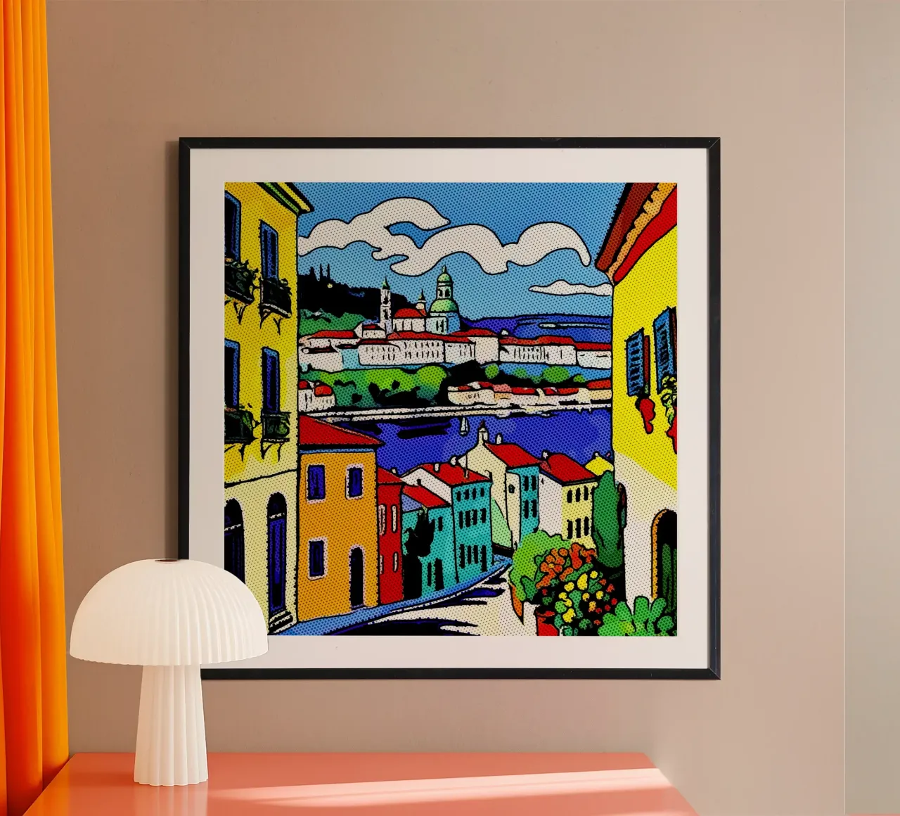 Travelling in Europe, motif 1 poster by ZAMART - PopArt