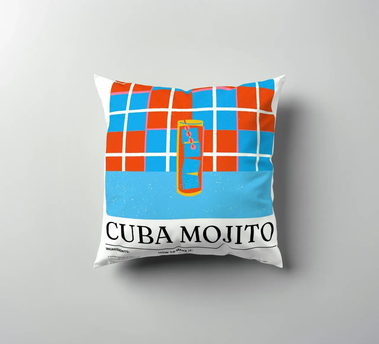 Cuba mojito cuscino da E Cannon