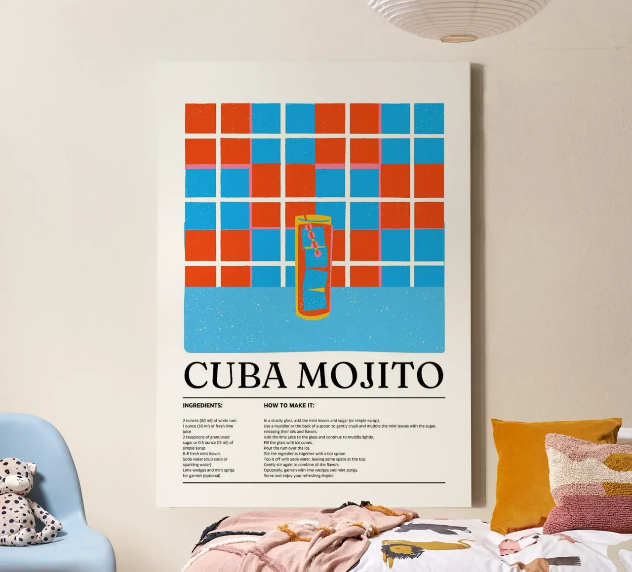 Cuba mojito tela da E Cannon