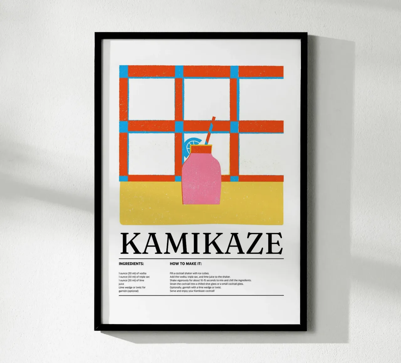 shaker per cocktail poster da E Cannon