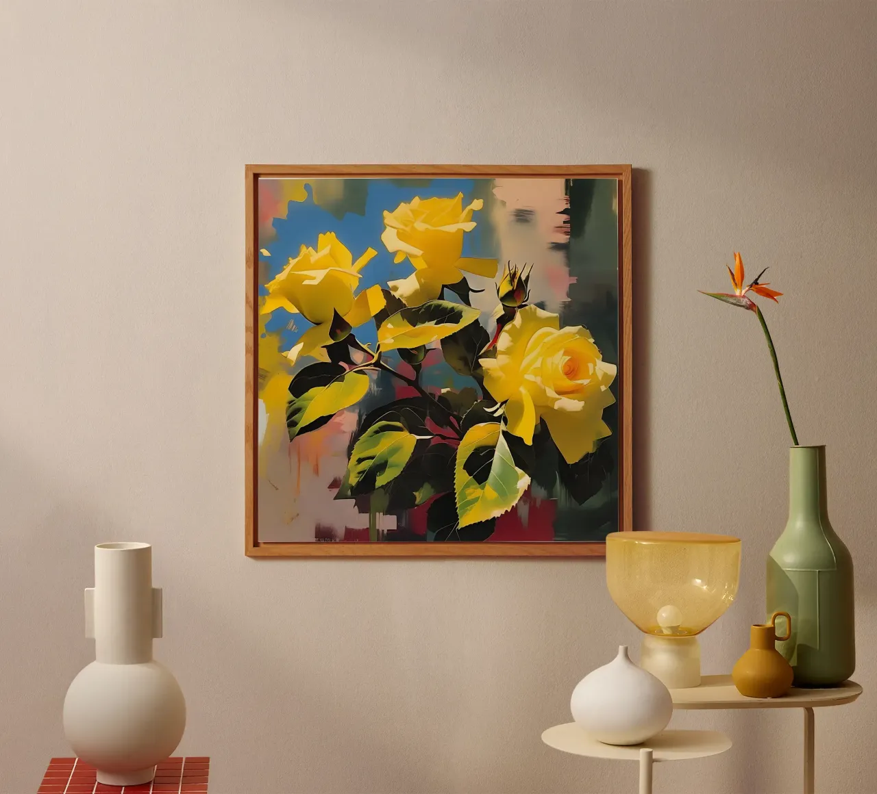 Fiori_gialli_1 alluminio dibond da Farb- und Blütenzauber by LK