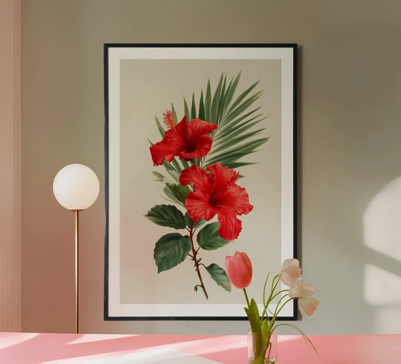 Hibiskus Poster von Studio Verde