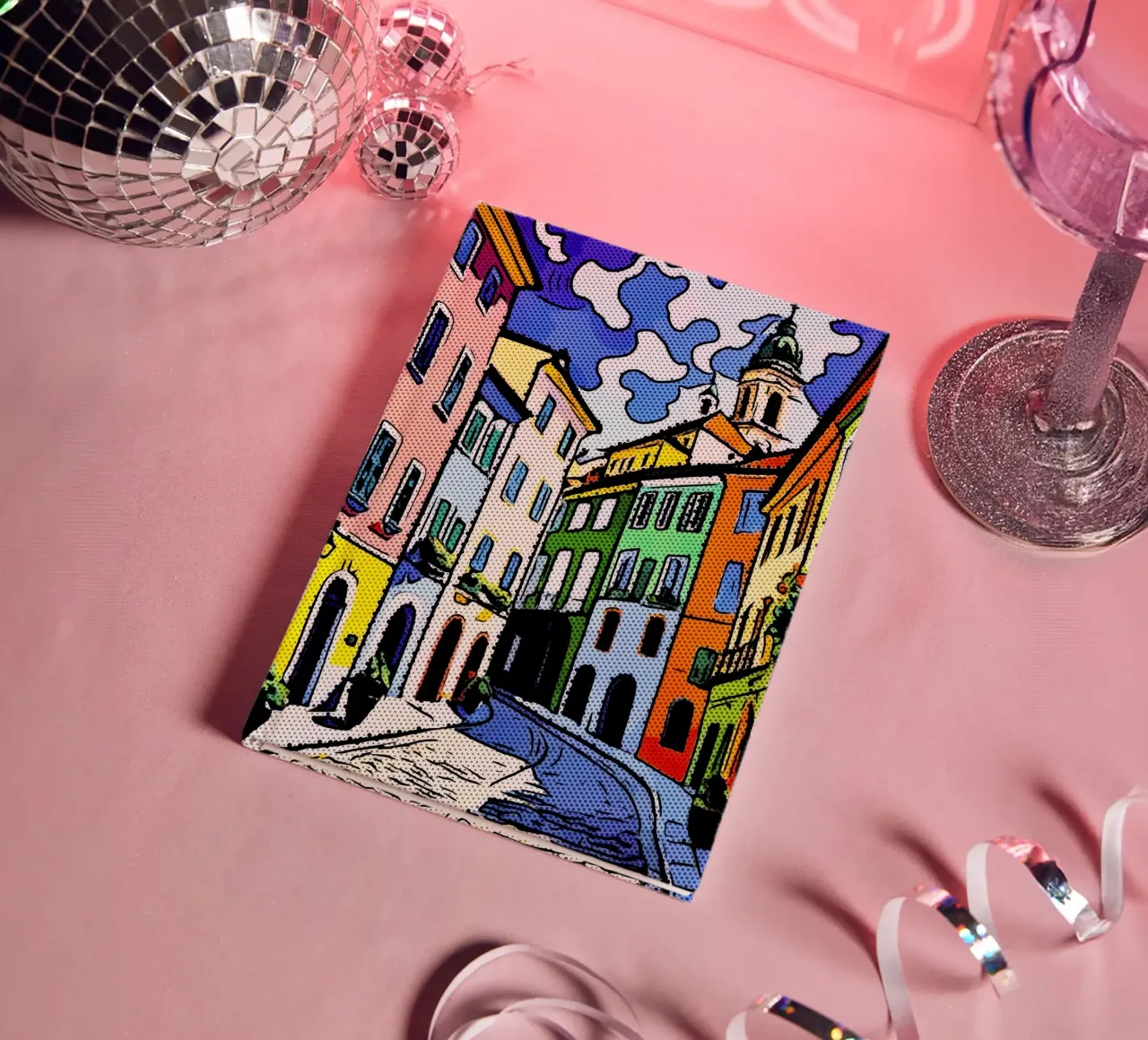 Travelling in Europe, motif 4 notebook by ZAMART - PopArt