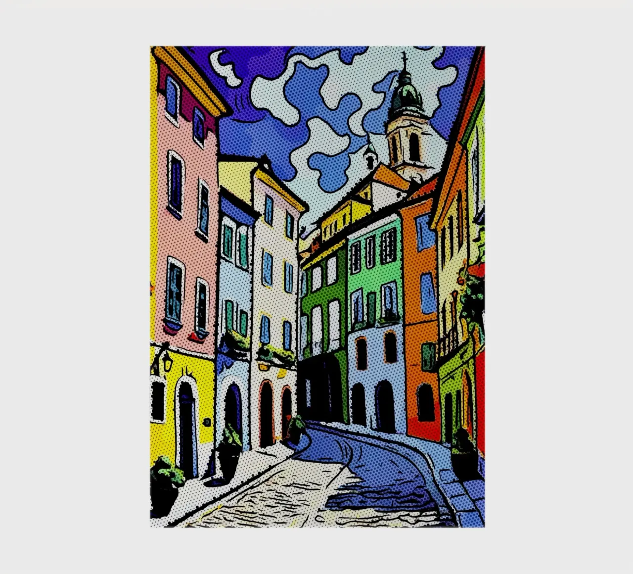 Travelling in Europe, motif 4 notebook by ZAMART - PopArt