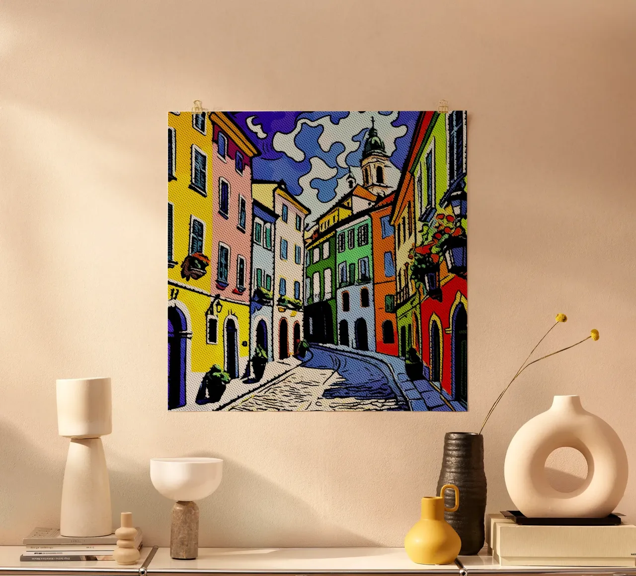 Travelling in Europe, motif 4 poster by ZAMART - PopArt