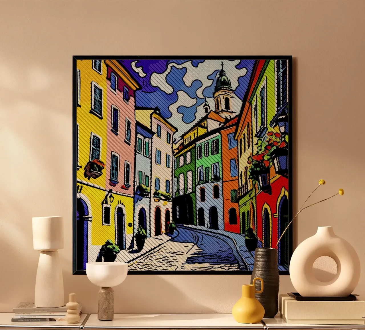 Travelling in Europe, motif 4 poster by ZAMART - PopArt
