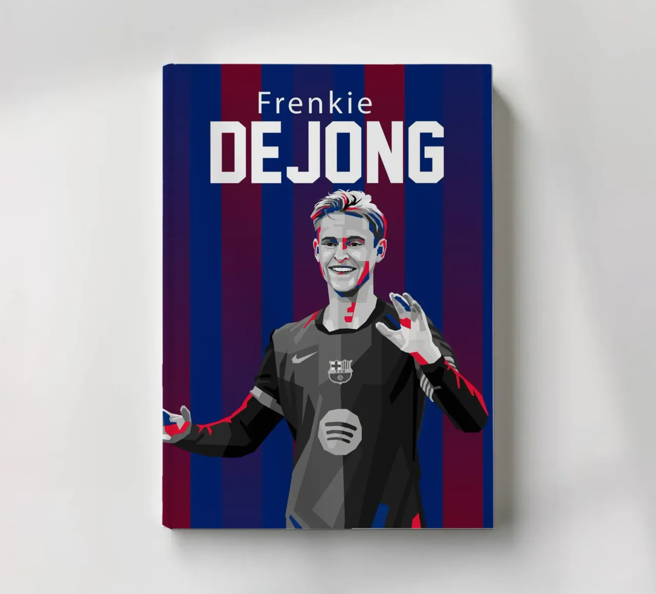 Frenkie De Jong notebook by WPAP MALANG